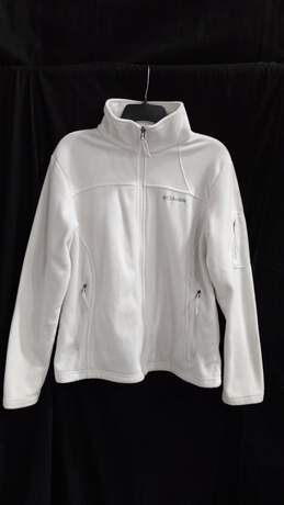 Women's White Columbia Jacket Size L