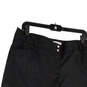 Mens Black Flat Front Regular Fit Pockets Stretch Golf Chino Shorts Size 14 image number 3