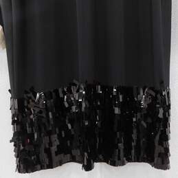 Calvin Klein Women's Long Sleeve Black Dress Size 2 alternative image