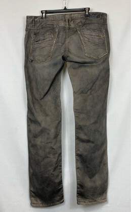 Robins Jean Men Gray Motard Jeans - Size 38 alternative image
