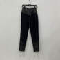 Mens Black Flat Front Adjustable Belt Pockets Motorcycle Pants Size 38/10W image number 1