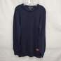 VTG Peregrine WM's Navy Blue Knit 100% Pure Wool Crewneck Sweater Size XXL image number 1