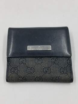 Authentic Gucci GG Black Bi-Fold Wallet
