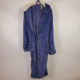 L.L. Bean Women Blue Fur Bath Robe 2X NWT