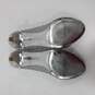 Adrianna Papell Silver Peep Toe Sheer Heels Women's Size 6.5M image number 5