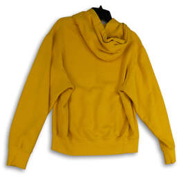 Mens Yellow Long Sleeve Titan Football Pockets Pullover Hoodie Size Medium alternative image