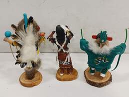 3pc Set of Native American Kachina Dolls alternative image