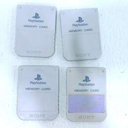 4ct PS1 PS ONE Memory Card Lot