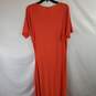 FashionNova Women Neon Orange Maxi Dress Sz 3X NWT image number 3