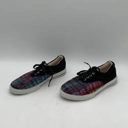 Womens Multicolor Low Top Round Toe Lace-Up Sneaker Shoes Size 10 alternative image