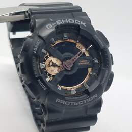 Casio G-Shock GA-110 RG 51mm Black Gold Dial Analog Digital Watch 74g
