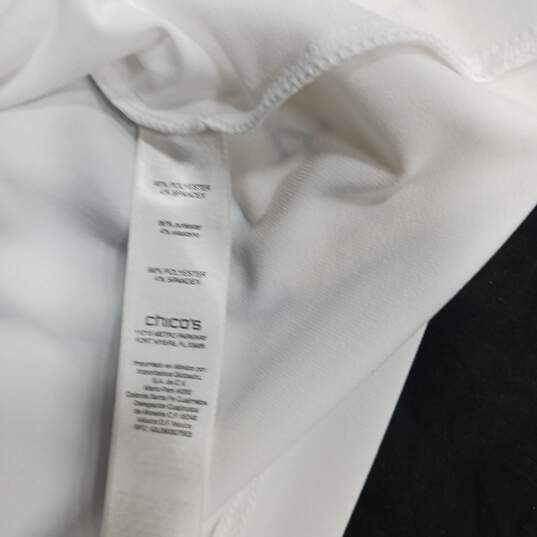 Chicos White Blouse Size 1 image number 4