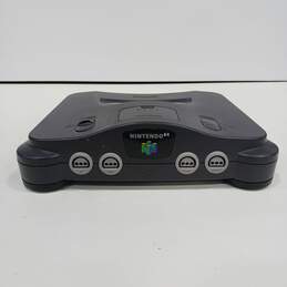 Vintage Nintendo 64 Console with Two Controllers alternative image