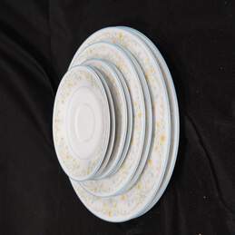 Set of 8 Noritake "Contemporary" Epic Plates & Saucers