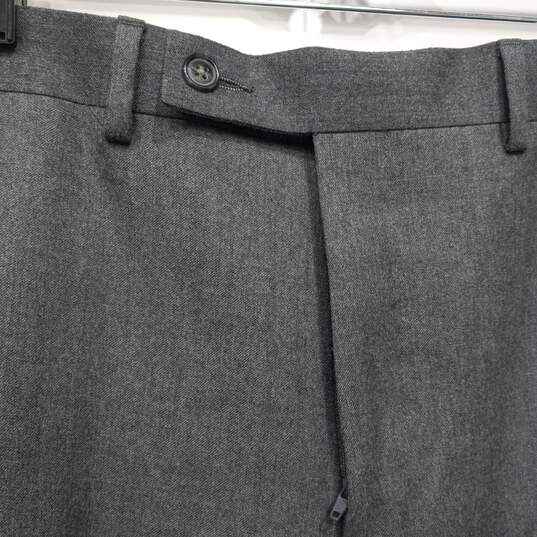 RALPH LAUREN GRAY WOOL FLAT FRONT DRESS PANTS SIZE 38WX30L NWT image number 4