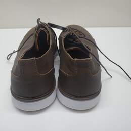 Mens Abbot K. Brown With White Sole Boat Shoes Size 13 alternative image