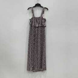 NWT Womens Purple White Printed Sleeveless Round Neck Maxi Dress Size 18/20 alternative image