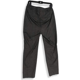 Womens Gray Flat Front Stretch Pockets Regular Fit Dress Pants Size 12R alternative image