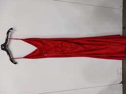 Charlotte Russe Red Spaghetti Strap Slip Dress Women's Size L alternative image
