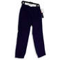 NWT Mens Blue Modern Fit Slash Pocket Straight Leg Dress Pants Size 30x30 image number 1