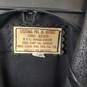 Unbranded Women Black Leather Trench Coat Sz 36 image number 3