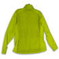 Womens Green Mock Neck Long Sleeve Full-Zip Activewear Jacket Size XL image number 2