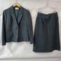 Vintage Pendleton Gray Wool Blazer & Skirt Suit Set Women's MD image number 1