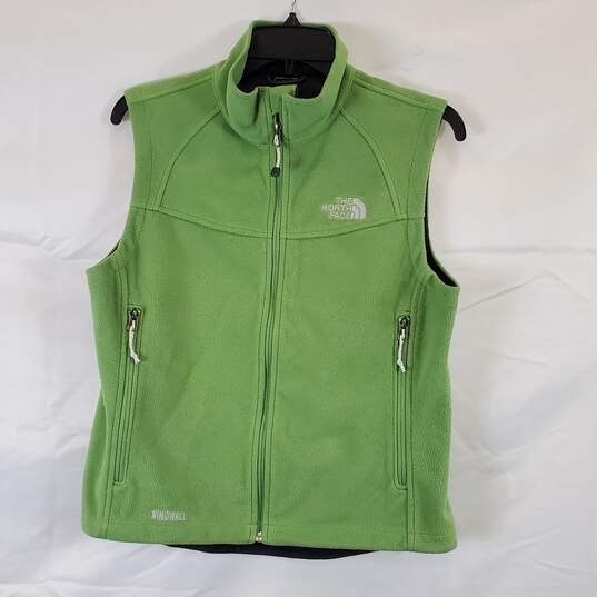 The North Face Women Green Fleece Vest M image number 1