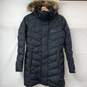 Marmot Fur Trim Hooded Full-Zip Black Puffer Jacket S/P image number 1