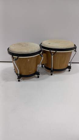 Brown & Tan Traditional Bongo Drums