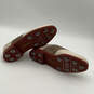 Mens White Brown Leather Round Toe Lace-Up Low Top Golf Shoes Size 11.5 M image number 5