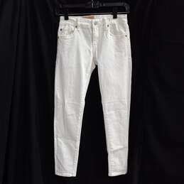 Ralph Lauren Women's Crop Skinny Women's White Skinny Jeans Size 25