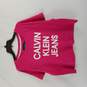 Calvin Klein Graphic Crop Shirt Hot Pink L image number 1