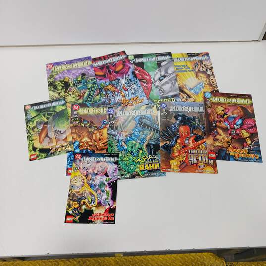 Bundle Of 10 Bionicle Assorted Comic Books image number 1