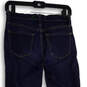 Womens Blue Denim Medium Wash Pockets Stretch Skinny Leg Jeans Size 26 image number 4