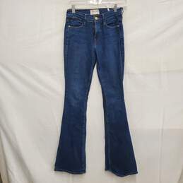 FRAME DENIM WM's High Wide Leg Denim Blue Jeans Size 25 x 34