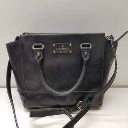 Kate Spade  Black Leather Crossbody Bag