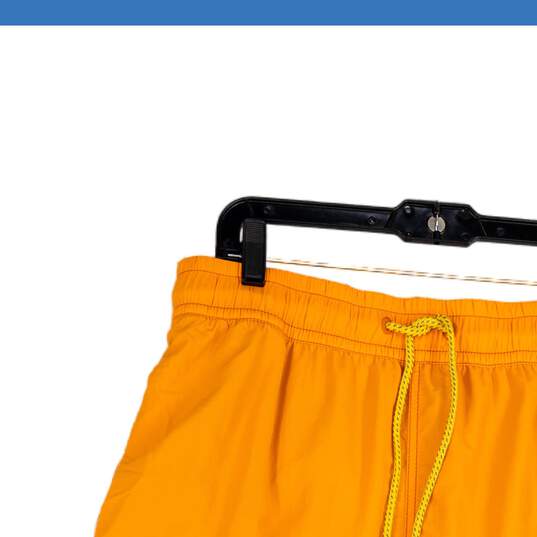 NWT Tommy Bahama Mens Happy Go Cargo Orange Drawstring Swim Trunks Shorts Size L image number 3