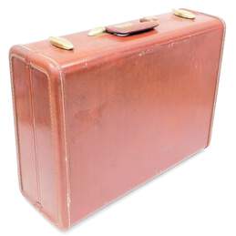 Vintage Samsonite Streamlite Chestnut Hard Shell Suitcase Travel Luggage Case