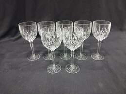 7 Marquis Waterford Brookside Crystal Wine Glasses 8.5"