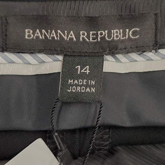 Banana Republic Black Pants Sz 14R NWT image number 3