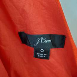 J. Crew Red Orange Sleeveless Jumpsuit WM Size 0 alternative image
