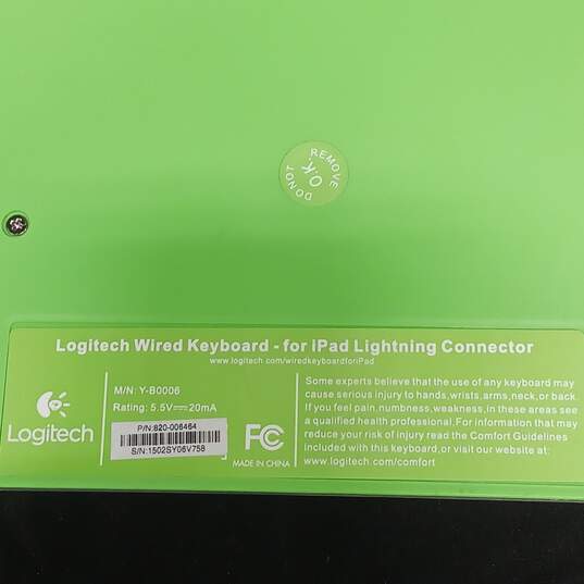 Bundle of 4 Logitech Wired Keyboard for iPad Lightning Connector image number 3