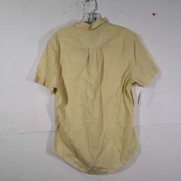 Mens Custom Fit Chest Pocket Short Sleeve Collared Button-Up Shirt Size Medium alternative image