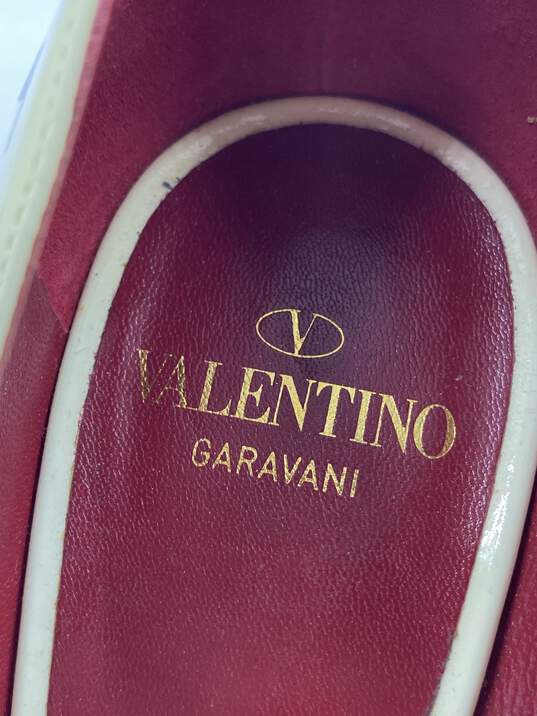 Authentic Valentino Garavani White Patent Logo Pump W 6 image number 5