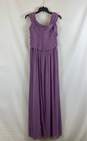 David's Bridal Women's Lilac Gown- Sz 10 NWT image number 2