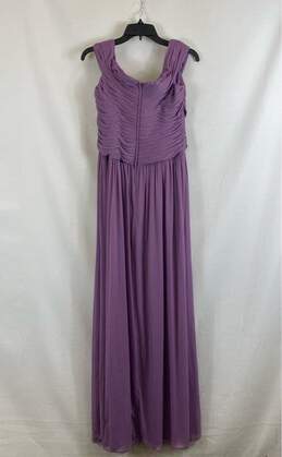 David's Bridal Women's Lilac Gown- Sz 10 NWT alternative image
