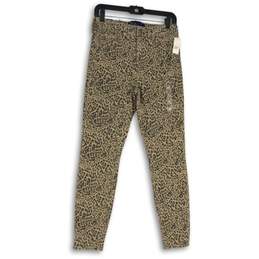 NWT Gap Womens Brown Black Leopard Print Legging Skinny Jeans Size 6/28R