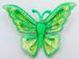 Vintage Mid Century Modern Flower & Butterfly Brooches 52.5g image number 3