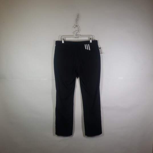 Mens Regular Fit Slash Pockets Flat Front Chino Pants Size 34x32 image number 2